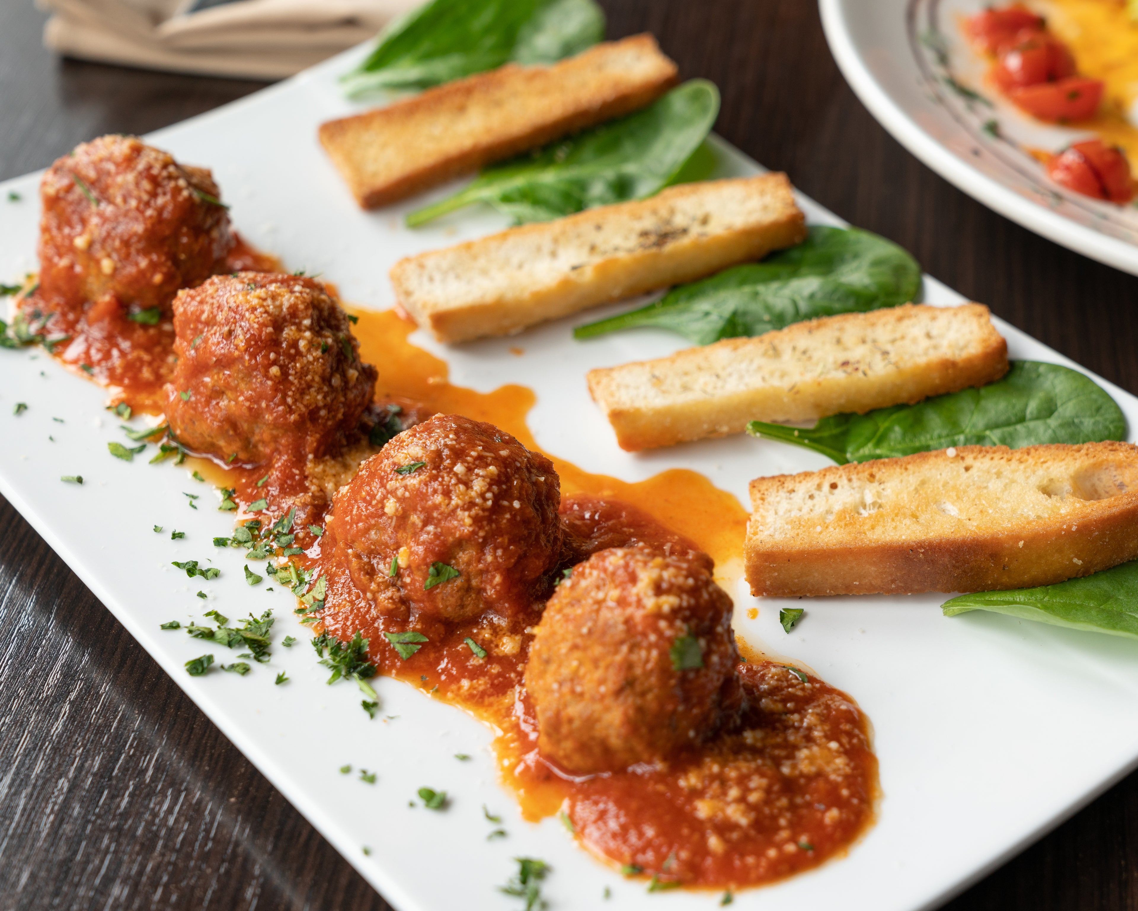 saucy high protein meatballs ground chicken ground turkey beyond meat crispy toast italian meals